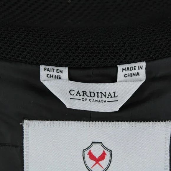 Cardinal of Canada NWT Polyester Blend Down Coat Size Small US In Solid Black